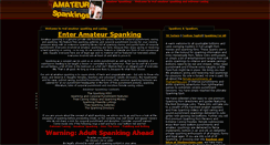 Desktop Screenshot of amateurspanking.net