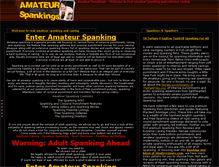 Tablet Screenshot of amateurspanking.net
